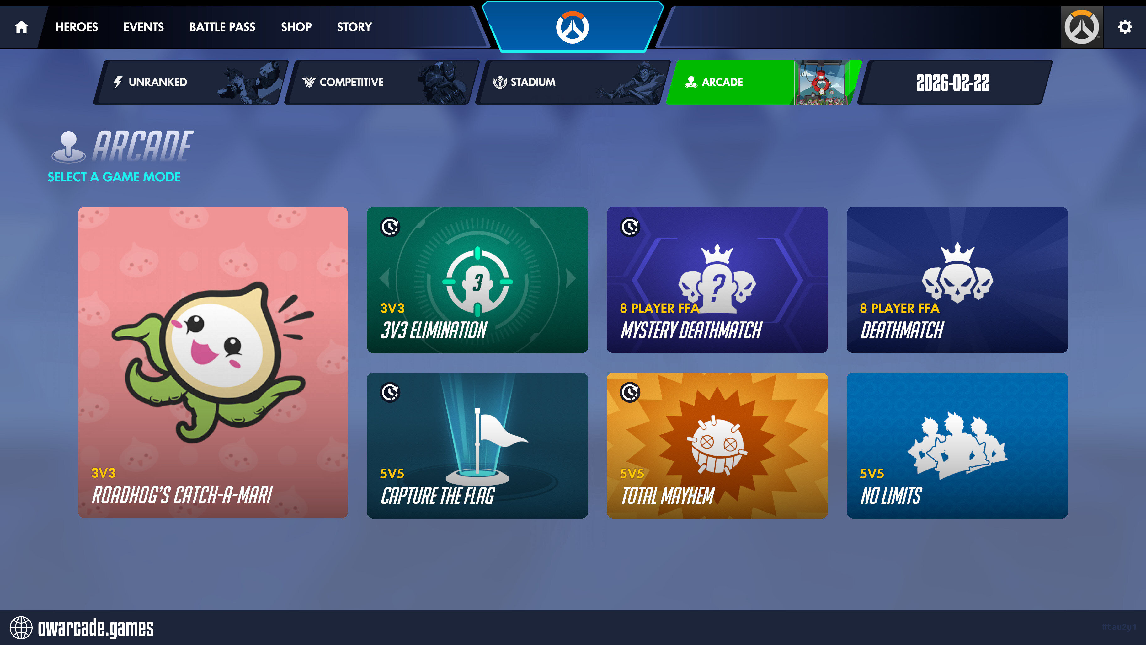 Arcade Games 2026-02-22