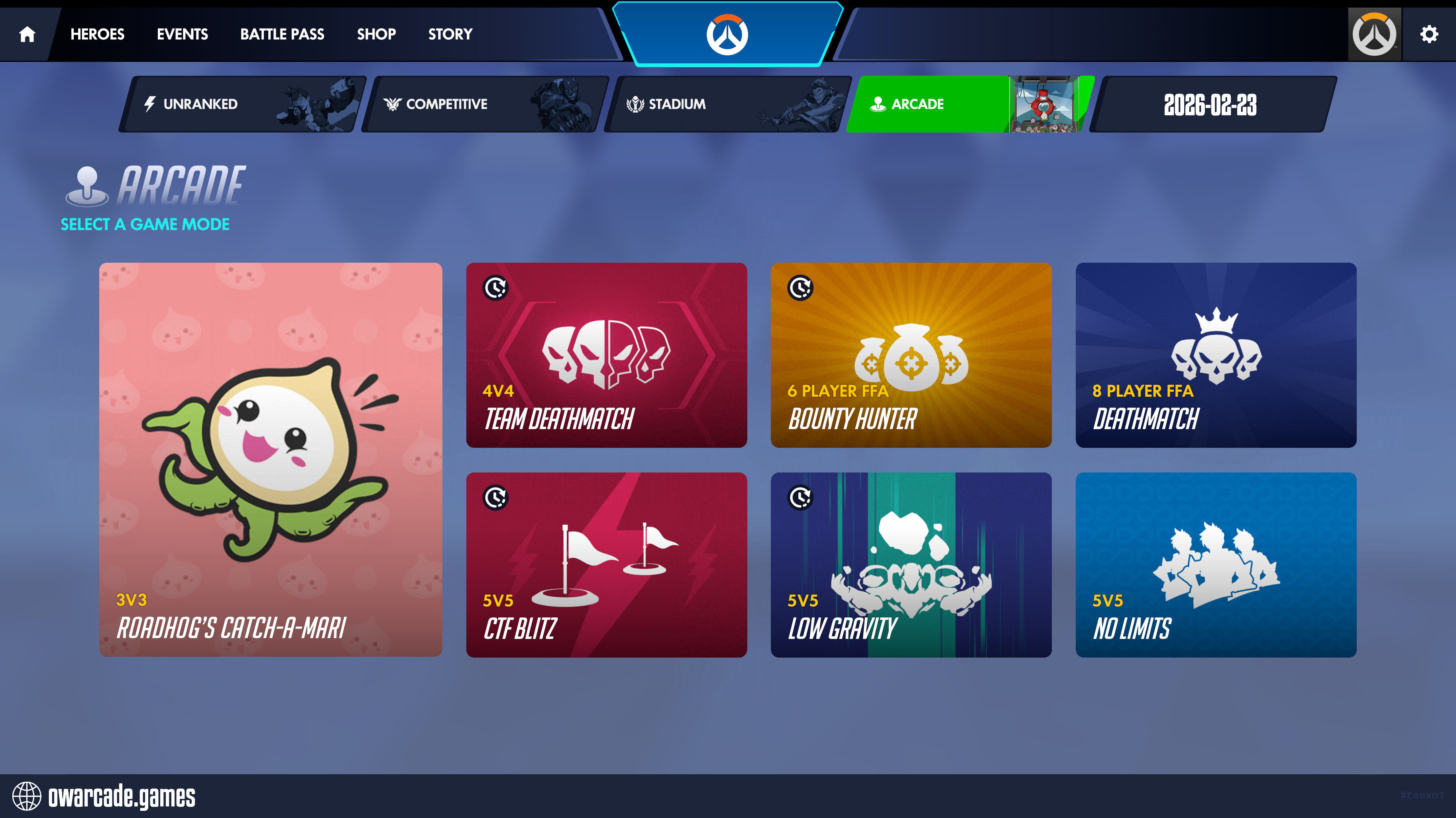 Arcade Games 2026-02-23